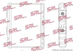 SRLine 2725N8-1 — Radiator încălzire habitaclu