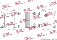 SRLine 60B1L8-2 — Radiator ulei motor