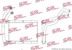 SRLine 8103N8-1 — Radiator încălzire habitaclu