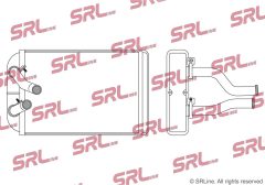 SRLine 8176N8-1 — Radiator încălzire habitaclu