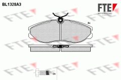 FTE 9010120 — Колодки тормозные дисковые