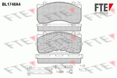 FTE 9500028 — Колодки тормозные дисковые