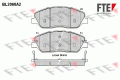 FTE 9010643 — Plăcuțe de frână disc