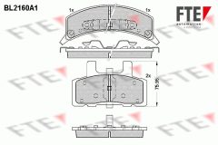 FTE 9011074 — Колодки тормозные дисковые