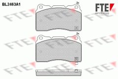 FTE 9010748 — Plăcuțe de frână disc
