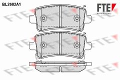 FTE 9010853 — Plăcuțe de frână disc