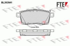 FTE 9010876 — Колодки тормозные дисковые