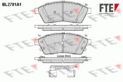 FTE 9011079 — Колодки тормозные дисковые