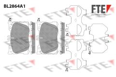 FTE 9011104 — Plăcuțe de frână disc