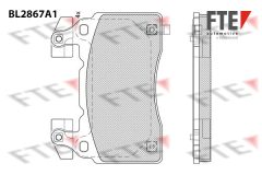 FTE 9011107 — Plăcuțe de frână disc