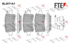 FTE 9011216 — Колодки тормозные дисковые