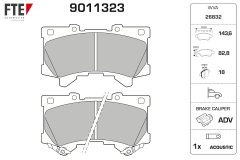 FTE 9011323 — Колодки тормозные дисковые