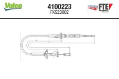 FTE 4100223 — Cablu de ambreiaj