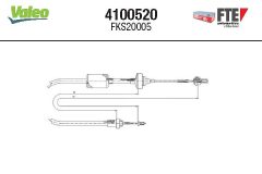 FTE 4100520 — Трос сцепления