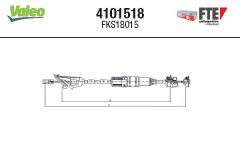 FTE 4101518 — Трос сцепления