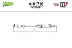 FTE 4101718 — Трос сцепления