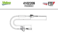 FTE 4102209 — Cablu de ambreiaj