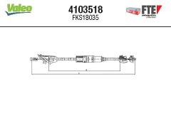 FTE 4103518 — Трос сцепления