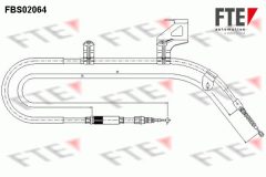 FTE 9250066 — Трос ручного тормоза