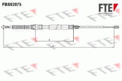 FTE 9250076 — Трос ручного тормоза