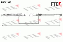 FTE 9250085 — Трос ручного тормоза