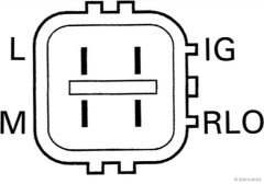 HERTH+BUSS JAKOPARTS J5112146 — Alternator