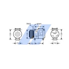 HIGHWAY AUTOMOTIVE 45119012 — Компрессор кондиционера