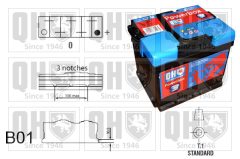 QUINTON HAZELL QBT1133 — Стартерный аккумулятор