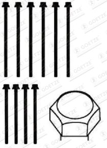 GOETZE 22-29022B — Комплект болтов ГБЦ
