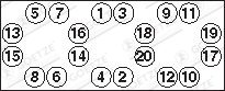 GOETZE 22-47008B — Set șuruburi chiulasă