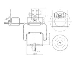 MEC-DIESEL DVSE GA290.1.423 — Защитный кожух пневмобаллона