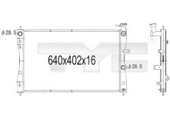 TYC 723-1006 — Radiator răcire motor