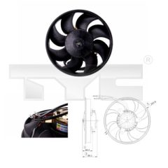 TYC 802-0010 — Ventilator radiator motor