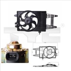 TYC 809-0004 — Ventilator radiator motor