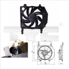 TYC 810-0028 — Ventilator radiator motor