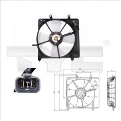 TYC 812-0001 — Ventilator radiator motor