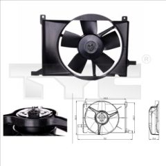 TYC 825-0002 — Ventilator radiator motor