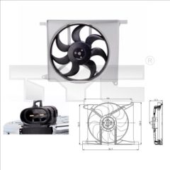 TYC 825-0003 — Ventilator radiator motor