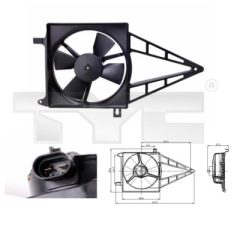 TYC 825-0012 — Ventilator radiator motor
