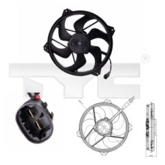 TYC 826-0006 — Ventilator radiator motor