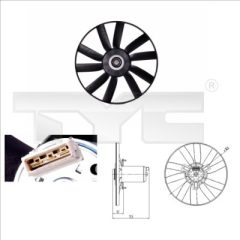TYC 831-0002 — Ventilator radiator motor