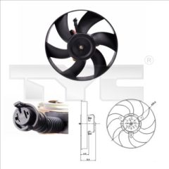 TYC 831-0004 — Ventilator radiator motor