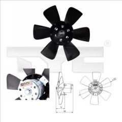 TYC 837-0007 — Ventilator radiator motor