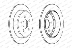 FERODO DDF1026 — Disc de frână