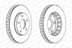 FERODO DDF1030 — Disc de frână