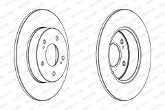 FERODO DDF1110 — Disc de frână