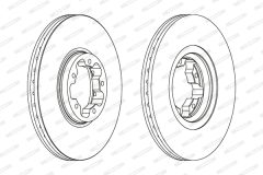 FERODO DDF1113 — Тормозной диск