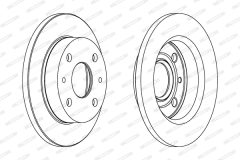 FERODO DDF1302 — Disc de frână