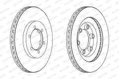 FERODO DDF1346 — Тормозной диск