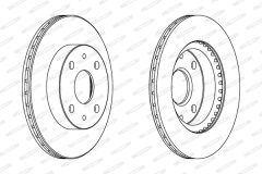 FERODO DDF1394C — Disc de frână